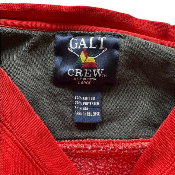 Wisconsin Badgers Red Graphic Sweatshirt SZ Large - Picture 5 of 8